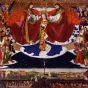 Enguerrand Quarton, Le couronnement de la Vierge, 1453-1454, Musée Pierre-de-Luxebourg à Villeneuve-lès-Avignon 