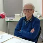 Michel Croc dans les studios de Dialogue RCF