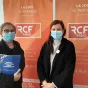 2020 - Julie Rolland - Patricia Leroy, responsable formation à la BGE et Cynthia Maréchal, stagiaire de la boutique et porteuse du projet "Janine"