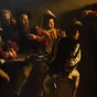 Caravage, La vocation de saint Matthieu, Eglise Saint-Louis des Français de Rome, Chapelle Contarelli,  322x340 cm, 1600.
