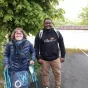 Alice et El Habib, deux jeunes engagés pour le Secours Catholique en Berry.