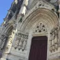 Portail de la basilique Notre-Dame des Enfants à Châteauneuf sur Cher
