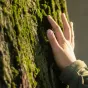 Titre Conservatoire d'espaces naturels de Bourgogne sur fond vert de rubrique Écologie avec le logo du CEN centré en bas