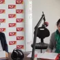 Danièle Houssay et Sophie Loche de la pastorale familiale du Diocèse de Vannes