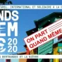 Titre de La cité du mot sur fond orange de la rubrique Culture avec le logo de la Cité du mot centré en bas sur fond blanc