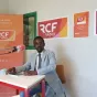 Titre Les Apartés du Secours catholique sur fond rose de rubrique Vie spirituelle avec logo du Secours catholique Caritas France centré en bas