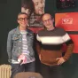 Matthieu Pays et Christelle Hélène-Kibleur, du journal Fritz, "l'actu tourangelle en mode kids".