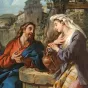 Jean-François de Troy, "Jésus et la Samaritaine", 1742, peinture à l'huile