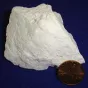 Le kaolin, argile nécessaire à la fabrication de la porcelaine.