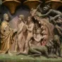 Détail du retable de la Passion de la chapelle de La Houssaye à Pontivy