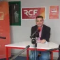 Titre Nevers Agglomération sur fond orange de rubrique Culture avec logo de la communauté de communes centré en bas