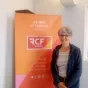 Michèle Lemaire dans le studio de RCF en Berry. Charlotte Bonnet