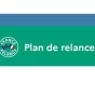 vignette France Travail sur fond bleu de rubrique économie avec le logo de France Travail centré en bas