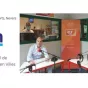 Titre Nevers Agglomération sur fond orange de rubrique Culture avec logo de la communauté de communes centré en bas