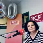 Titre Instant Culture sur fond orange de rubrique Culture avec en bas à droite la caricature de Thierry Chesneau lunette rouge et micro RCF à la main