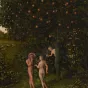 La Chute de l'homme par Lucas Cranach, illustration du XVIe siècle.