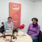 Caroline et Béatrice dans les studios de Dialogue RCF