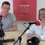 Alexandre et Claire dans les studios de Dialogue RCF