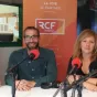 Vignette Invité local sur fond rouge de rubrique actualité avec en bas à droite le micro RCF et la mention Nièvre