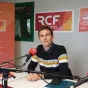 Vignette Invité local sur fond rouge de rubrique actualité avec en bas à droite le micro RCF et la mention Nièvre