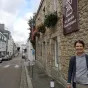 Claire Le Parc avec Jérémie Beyou à Lorient la Base