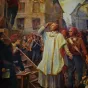 © Le Bienheureux Noël Pinot montant à l'échafaud pour être guillotiné