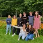 Une partie de l'équipe de Rohan Mission, au sanctuaire de Sainte Anne d'Auray le 26 juillet 2021