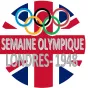 Anneaux Olympiques et drapeau Grande-Bretagne/wikicommons