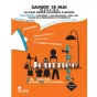 Titre Nevers Agglomération sur fond orange de rubrique Culture avec logo de la communauté de communes centré en bas
