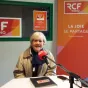 Titre Les Apartés du Secours catholique sur fond rose de rubrique Vie spirituelle avec logo du Secours catholique Caritas France centré en bas