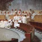 Wikimédia Commons - "Cicéron dénonce Catalina", Cesare Maccari, 1889