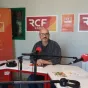 Titre Les Apartés du Secours catholique sur fond rose de rubrique Vie spirituelle avec logo du Secours catholique Caritas France centré en bas