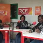 Titre Les Apartés du Secours catholique sur fond rose de rubrique Vie spirituelle avec logo du Secours catholique Caritas France centré en bas