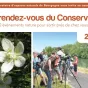 Titre Conservatoire d'espaces naturels de Bourgogne sur fond vert de rubrique Écologie avec le logo du CEN centré en bas