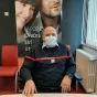 2021 - Julie Rolland - Le colonel Christophe Magny, directeur du SDIS41 dans les locaux de RCF Loir-et-Cher.