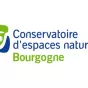 Titre Conservatoire d'espaces naturels de Bourgogne sur fond vert de rubrique Écologie avec le logo du CEN centré en bas