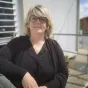 Claire Le Parc avec Jérémie Beyou à Lorient la Base