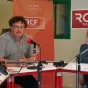 Titre Amnesty international Nevers sur fond bleu de rubrique Économie et Société avec centré en bas le logo de l'Organisation Non Gouvernementale
