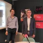 Eric Boulet, directeur du CAUE (Conseil d’Architecture de l’Urbanisme et de l’Environnement) et Laurent Cailly, maître de conférence et intervenant pendant ces journée dédiées à l'architecture.