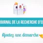 vignette France Travail sur fond bleu de rubrique économie avec le logo de France Travail centré en bas