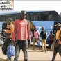Titre Les échos du CCFD Terre Solidaire sur fond bleu de rubrique Économie et Société avec photos en bas à droite du titre présentant trois enfants africains en train de manger du riz dans leur gamelle avec les mains