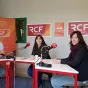 Titre Mission Locale Bourgogne Nivernaise sur fond rouge de rubrique Actualité avec logo de la Milo Bourgogne Nivernaise sur fond blanc centré en bas
