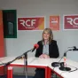 vignette France Travail sur fond bleu de rubrique économie avec le logo de France Travail centré en bas