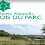 Titre Conservatoire d'espaces naturels de Bourgogne sur fond vert de rubrique Écologie avec le logo du CEN centré en bas