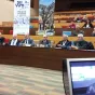 Titre Nevers Agglomération sur fond orange de rubrique Culture avec logo de la communauté de communes centré en bas