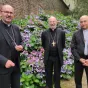 Mgr Gérard Le Stang, évêque d'Amiens et Mgr Centène, évêque de Vannes ©RCF Sud Bretagne, 26 juillet 2021