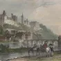 Le château de Pau contrôle un gué important sur le gave ©Wikimédia commons