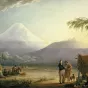Humboldt et Aimé Bonpland au pied du volcan Chimborazo, peinture de Friedrich Georg Weitsch (1806) ©Wikimédia commons