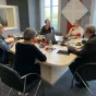 Autour de Roger Cayzelle, Cédric Rouillon, Stéphane Jourdain, Philippe Buron Pilatre, et une nouvelle venue, Catherine Barthelemy. 