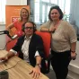 Alexandra, Jeff et leur invité Annie Lavoisier